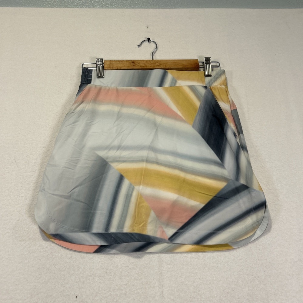 Calia Birdie Skort 16" Sediment Stripe Puya Golf Tennis Skirt XS WCG17030P